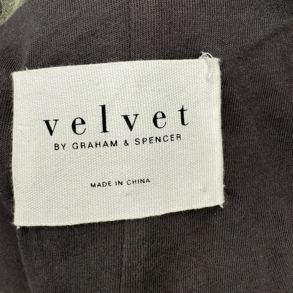 Velvet by Graham Spenser Camouflage Drawstring Military Parker Size Large - Picture 6 of 8